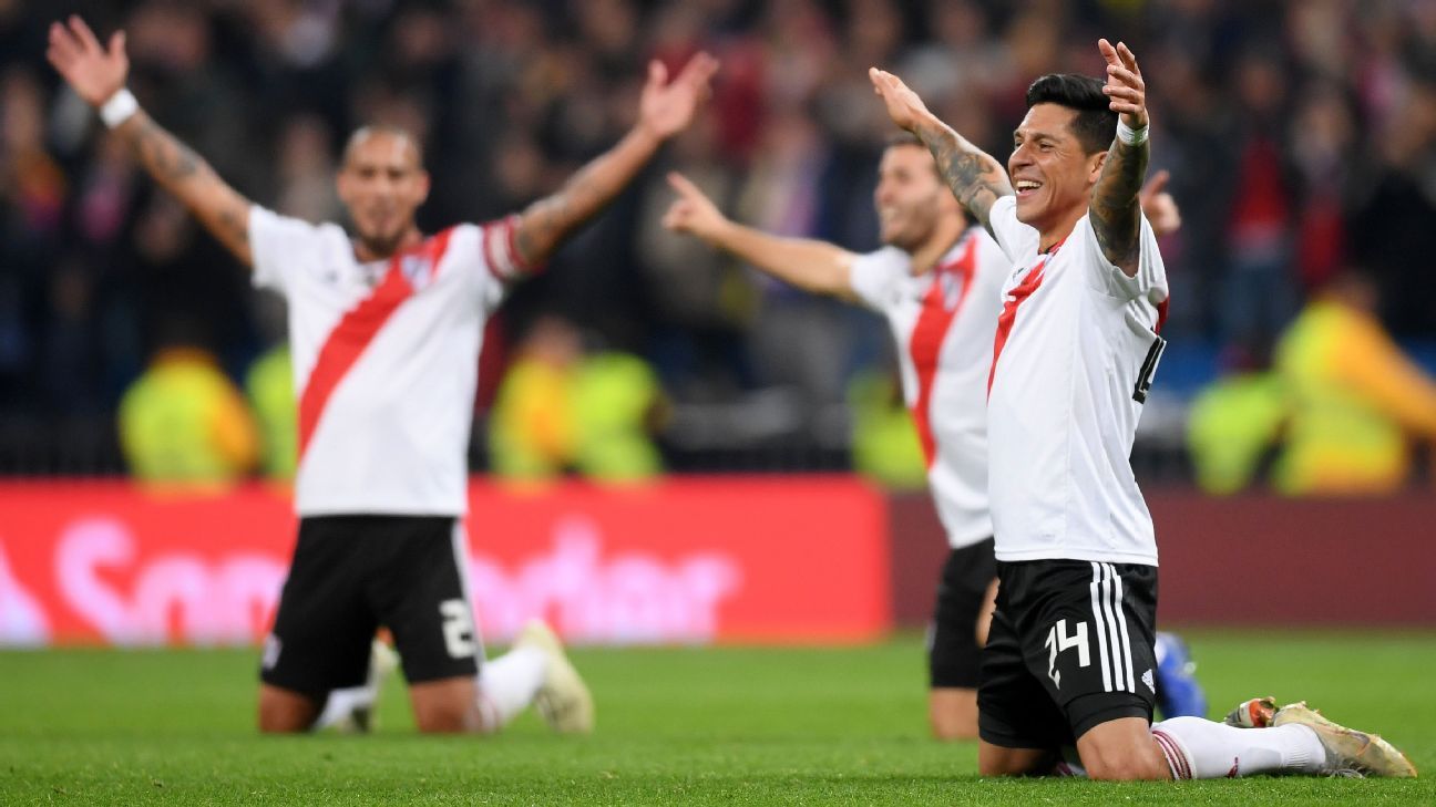 Los festejos de River Plate campe�n de la Copa Libertadores 2018