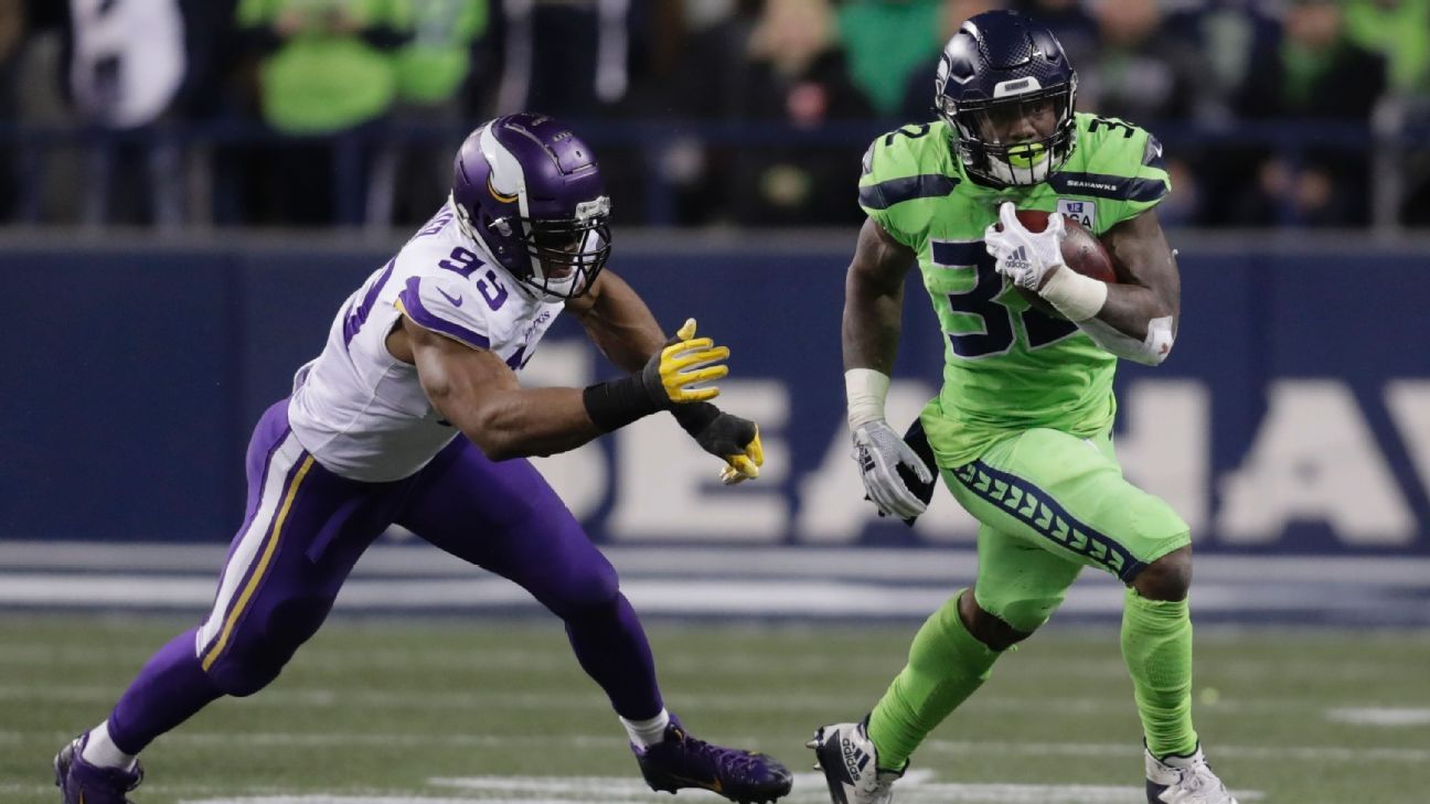 Chris Carson, RB, Seattle Seahawks