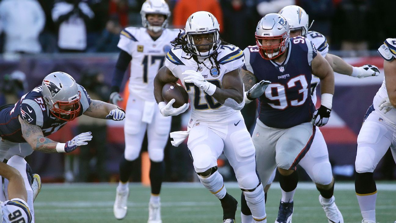 Melvin Gordon, RB, Los Angeles Chargers