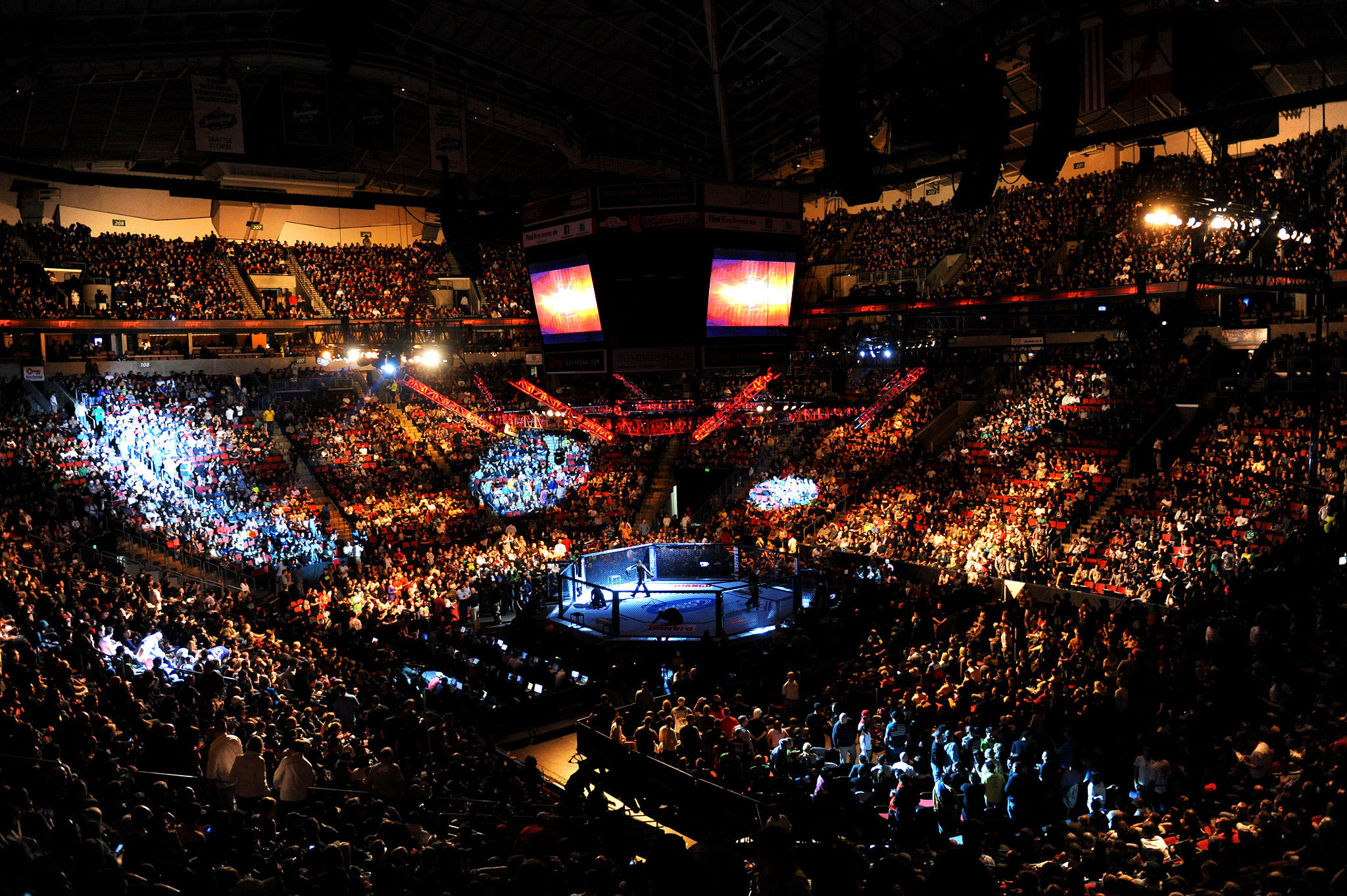 Key Arena UFC on Fox 5 ESPN