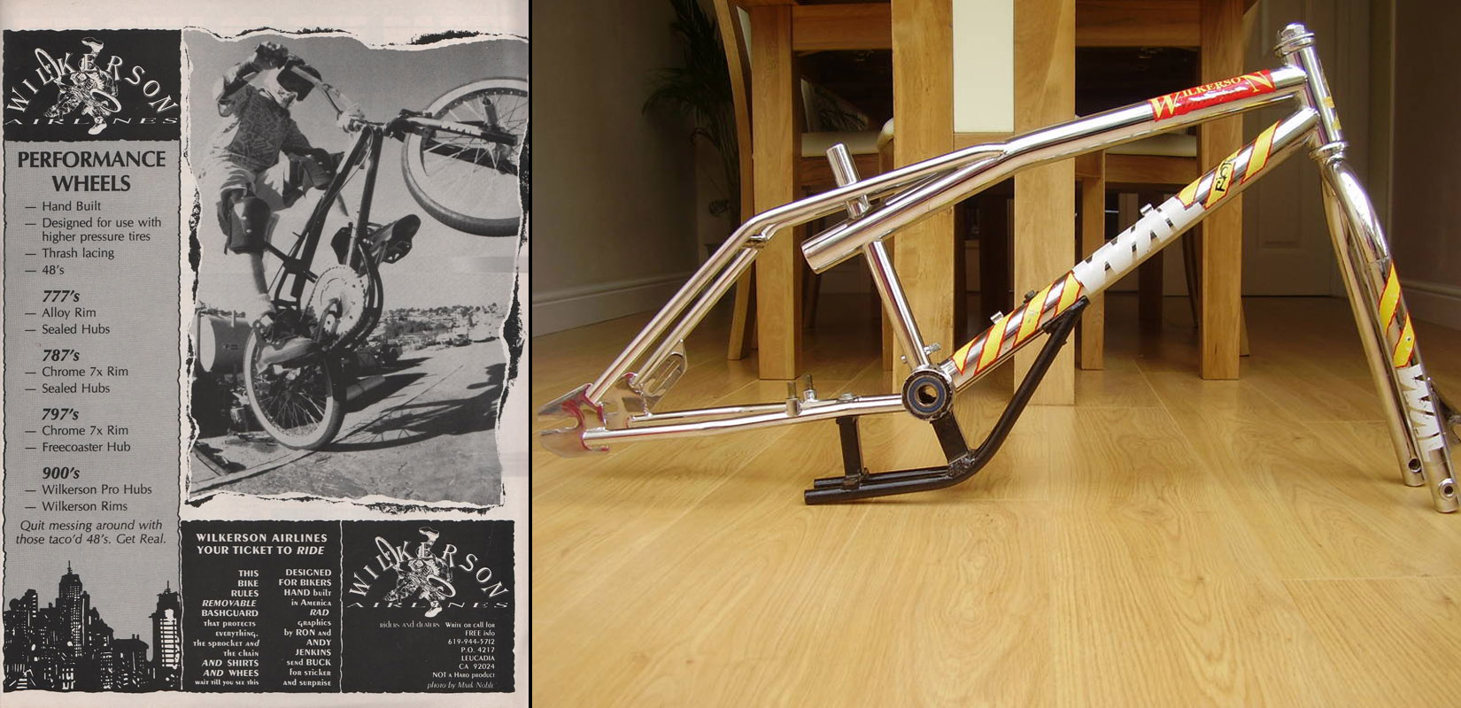 integrated bmx frame