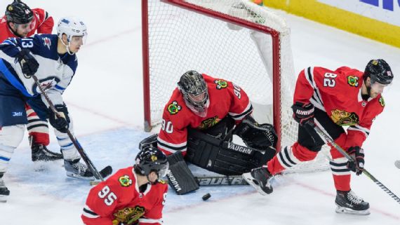 How Blackhawks goalie Collin Delia went from playing roller hockey in  California to the NHL