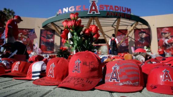 He's here with us' -- How the Angels honored Tyler Skaggs with an  emotional, historic tribute - ESPN