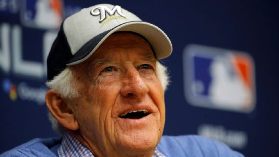 Bob Uecker among broadcasters locked in booth at Miller Park - ESPN