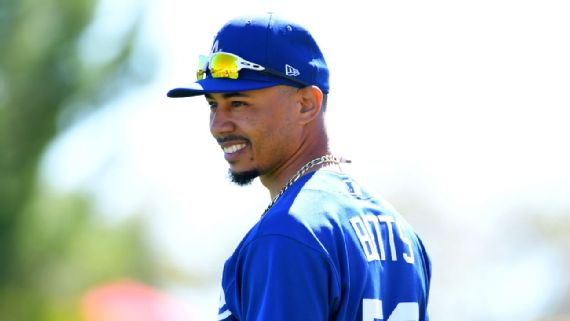 Dodgers' Betts unseats Yankees' Judge for MLB's top jersey