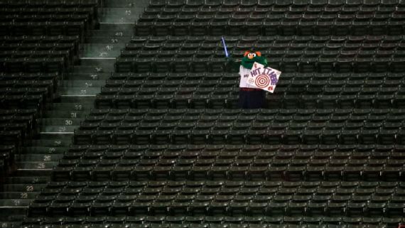 MLB mascots sit all alone in empty ballparks this season – Hartford Courant
