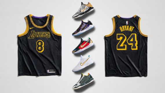 Video Nike debuts 'Black Mamba'-themed jerseys for Kobe Bryant Day - ABC  News