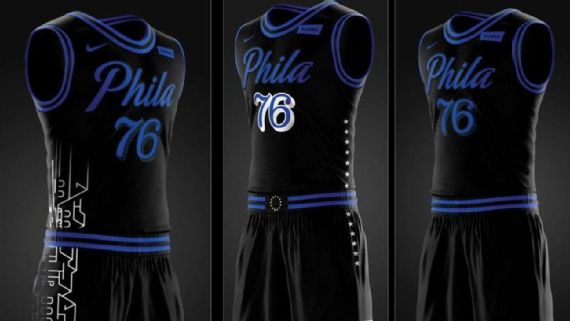 Allen Iverson Helps Sixers Unveil New City Edition Uniforms
