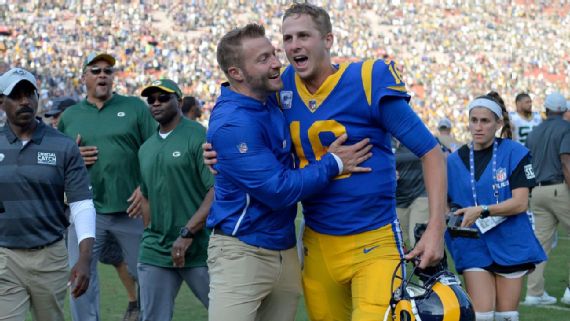 Los Angeles Rams QB John Wolford ruled out; Jared Goff to start vs. Green  Bay Packers - ESPN