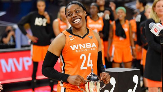 Kelsey Plum's Small WNBA All-Star MVP Trophy Was From Tiffany & Co.