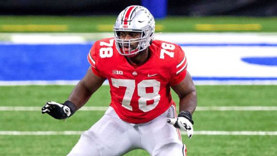 Nicholas Petit-Frere taken No. 69 in third round by Tennessee Titans in NFL  Draft 2022: Ohio State football 