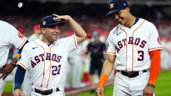 Houston Astros' Jeremy Peña on learning from Carlos Correa & his rookie  season