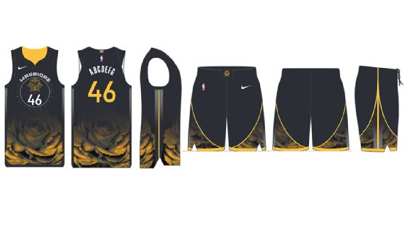 Golden State Warriors Fanatics Branded Fast Break Replica Custom Jersey  Gold - Statement Edition
