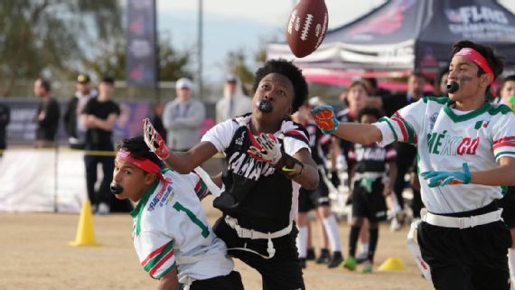 ESPN's Multi-Day 2023 Pro Bowl Games Coverage to Showcase Three 7-on-7 Flag  Football Games and Eight Skills Challenges as New Format Highlights NFL  Stars' Personalities and Extraordinary Skills - ESPN Press Room