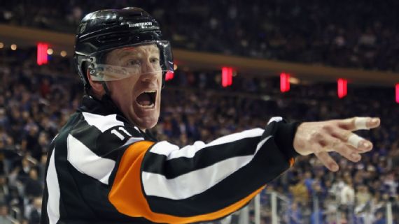 Even The Refs Are Hockey Tough As Wes McCauley Looks To Ref Injured In The  Stanley Cup Final