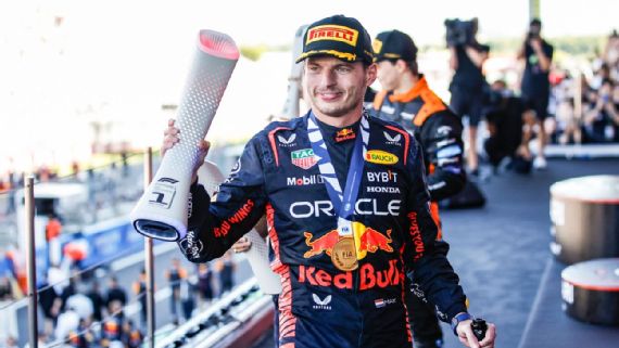 Max Verstappen storms through the field to take win at F1 Miami GP, Red  Bull team-mate Sergio Perez second - Eurosport