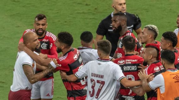 Súmula de Flamengo x Fluminense tem ameaças e falas fortíssimas de Felipe Melo e Marcos Braz