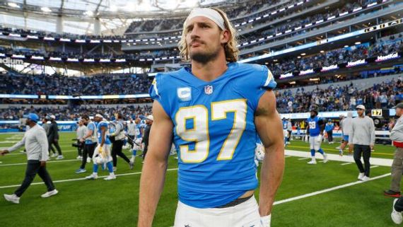 Joey Bosa and Kahlil Mack both remain under contract for at least two seasons, and will be leaders for the Chargers defense this year. (Photo by Brandon Sloter/Icon Sportswire)