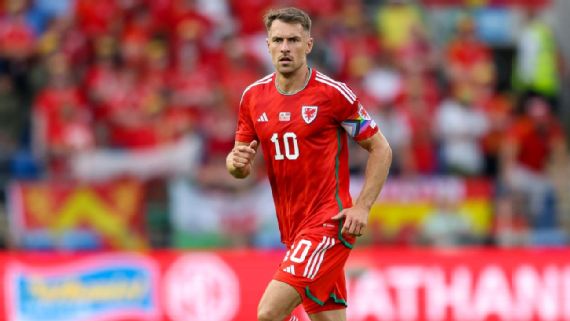 Wales‌ international Aaron Ramsey in action.
