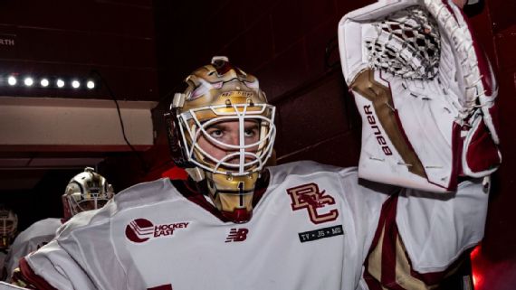 Boston College players wearing patches