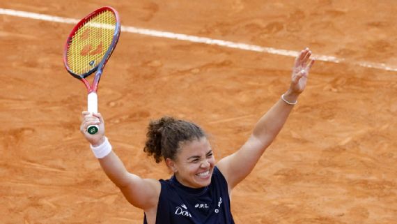 Jasmine Paolini at the WTA 1000 in Rome