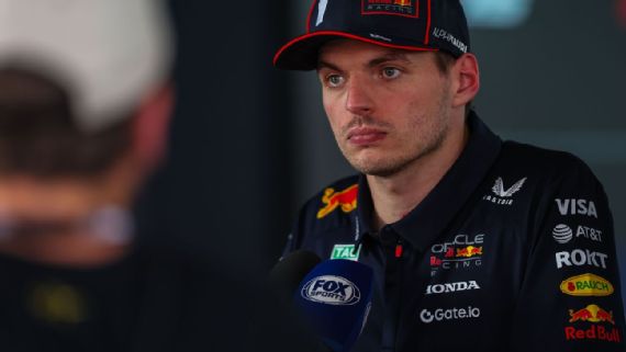 Max Verstappen dejected