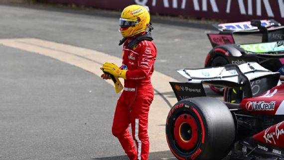 Lewis Hamilton at Silverstone