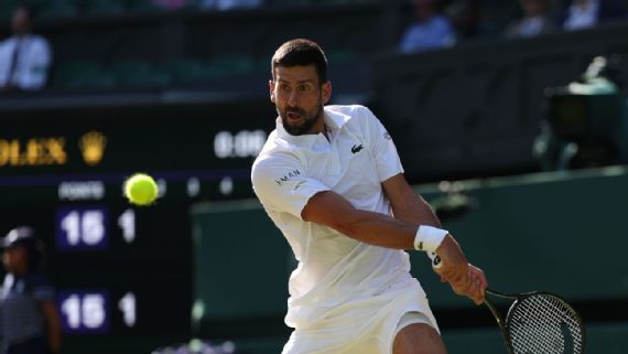 Novak Djokovic após perder em Wimbledon