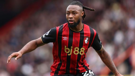 Antoine Semenyo in action for Bournemouth