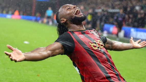 Bournemouth winger Antoine Semenyo