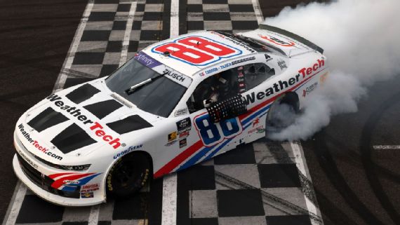 Connor Zilisch won 10 races in the Xfinity Series in 2025.