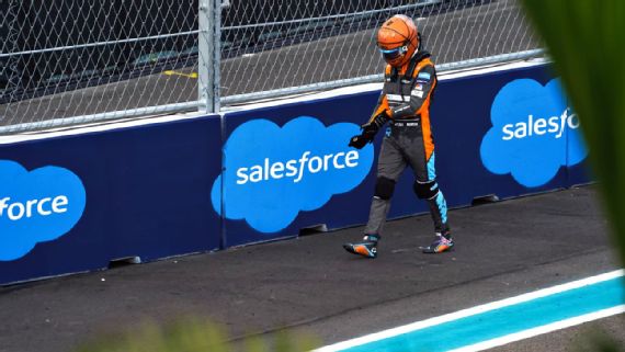 Norris a abandonar o GP do Canadá 2022