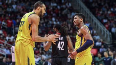 NBA fines Donovan Mitchell, Rudy Gobert for ripping officials