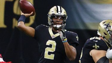 Taysom Hill proves rushing ability, but throws four picks to doom Saints -  ESPN - New Orleans Saints Blog- ESPN