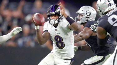 Lamar Jackson steaming over 'f*** a** fumbles' that set up Raiders