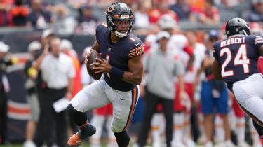 How did Justin Fields do? Tracking the Chicago Bears rookie QB's progress  during the 2021 season. – The Denver Post