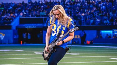 Rock Guitarist and LA Rams Super Fan Nita Strauss Earns