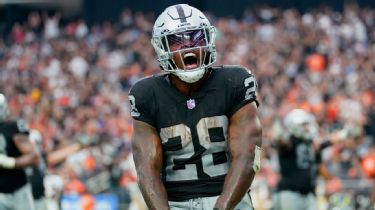 Raiders over/unders: Predicting stat lines for Josh Jacobs, Jimmy Garoppolo  and more - The Athletic