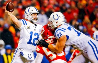 Andrew Luck gets in on Civil War joke after 49ers' win over Giants