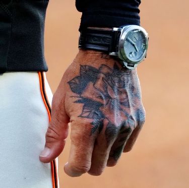 Giants' Gabe Kapler explains origin, meaning of new hand tattoo