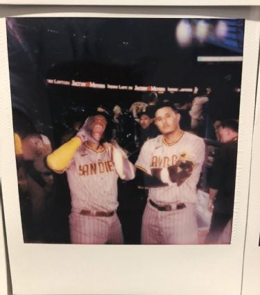 Padres strike a pose with dugout Polaroid shots - The San Diego