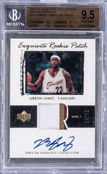 Sold at Auction: LEBRON JAMES 2003-04 ROOKIE CAVS GAME WORN JERSEY MYSTERY  SWATCH BOX!