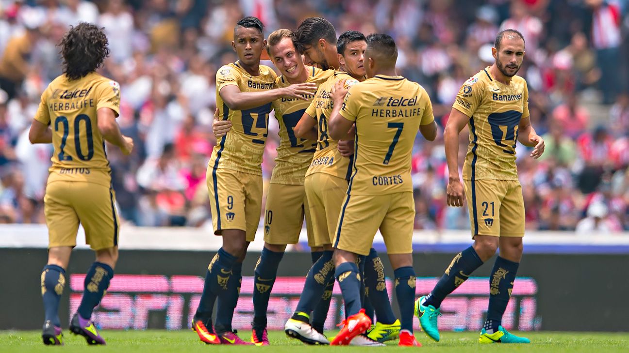 Pumas UNAM vs. Guadalajara Resumen de Juego 17 julio, 2016 ESPN