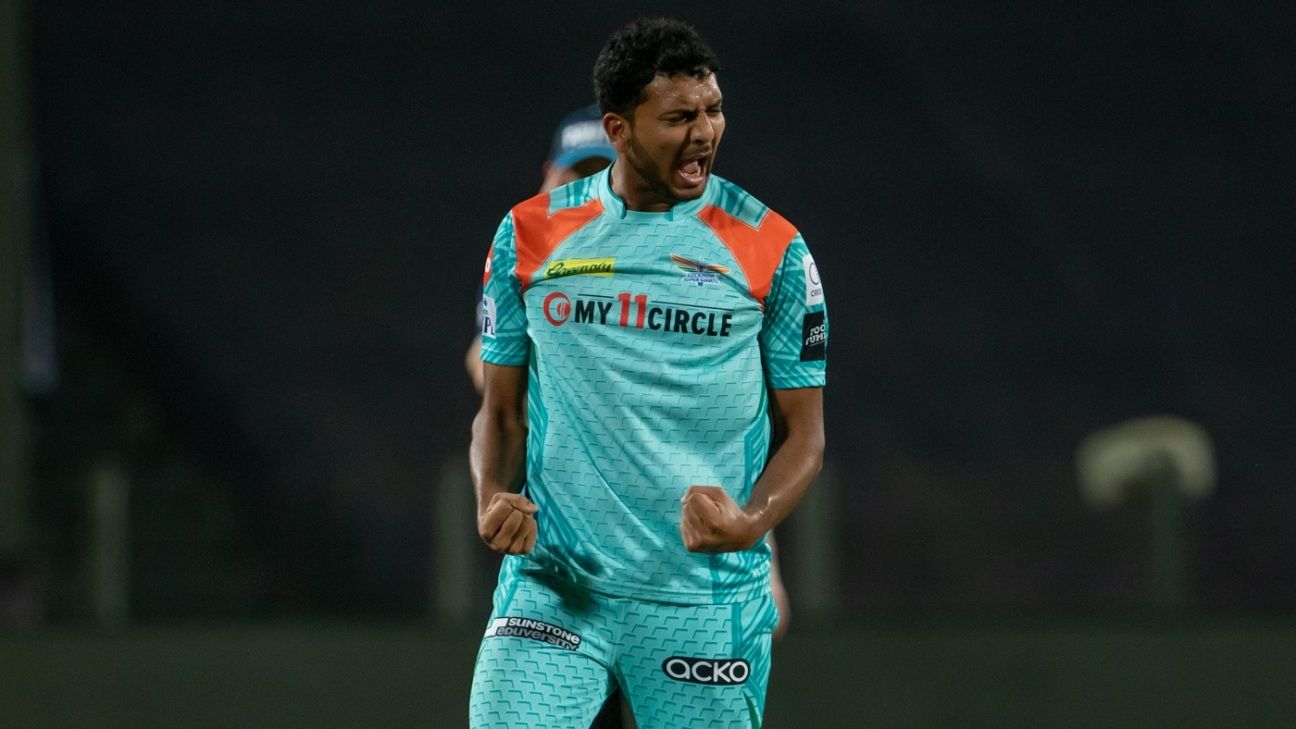Mohsin Khan to miss majority of IPL 2023 with shoulder injury - ESPN