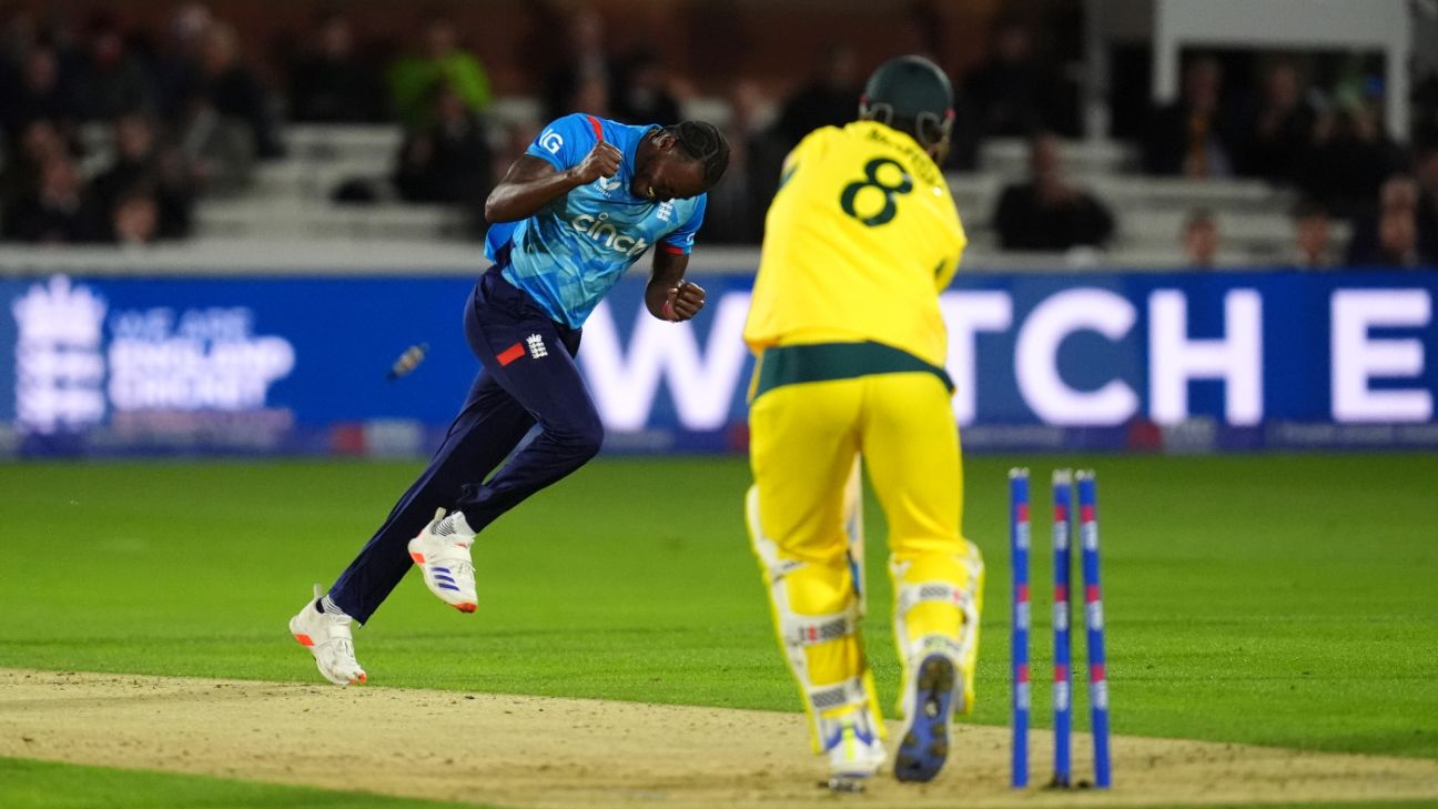 Jofra Archer back on England's fast track as cautious optimism abounds ...