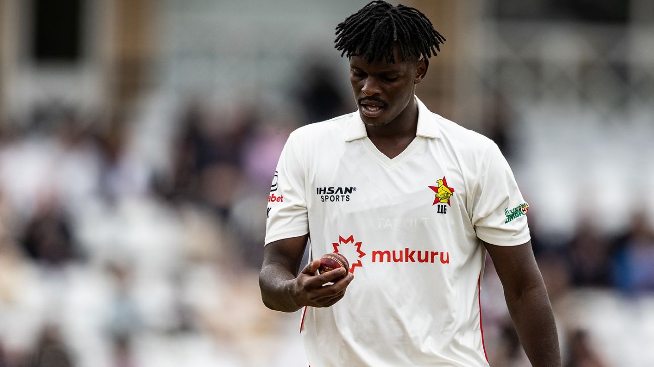 Richard Ngarava named Zimbabwe Test and ODI captain