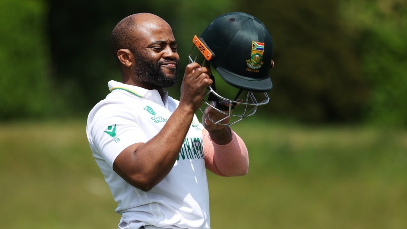 Bavuma out of Test series against Pakistan with calf strain; Markram to ...