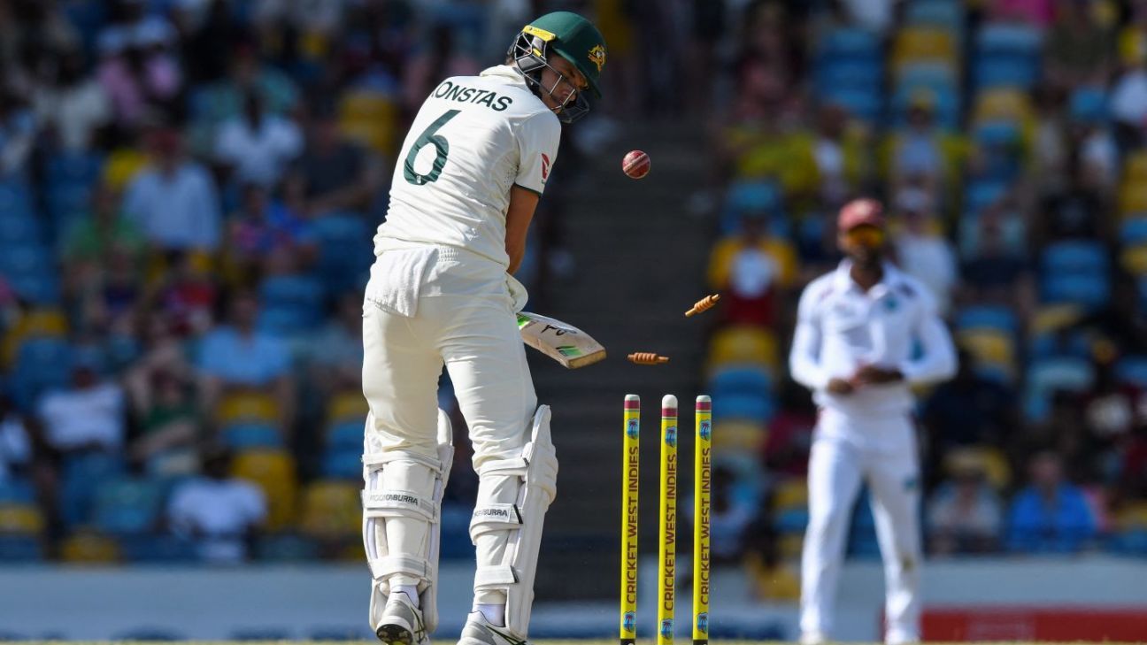 Australia Coach McDonald Urges Patience for Struggling Young Opener Konstas