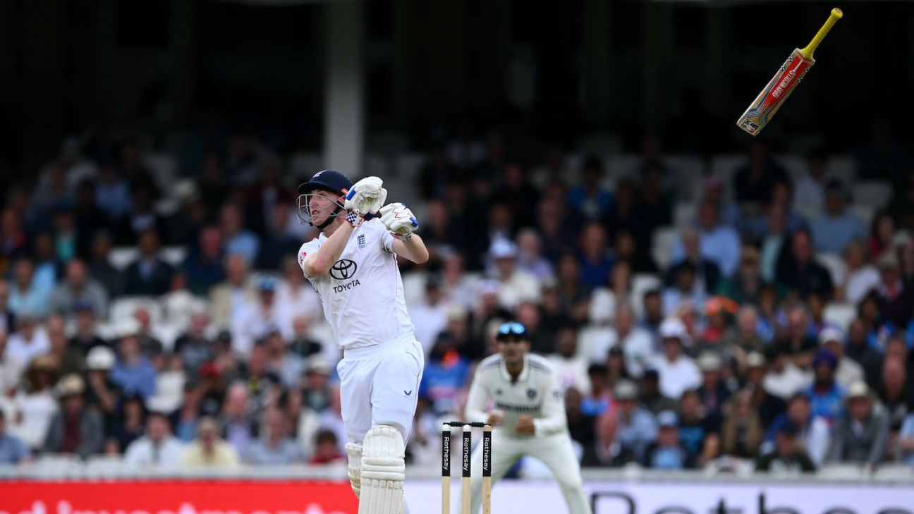 Brook regret after dismissal triggers England's Oval collapse