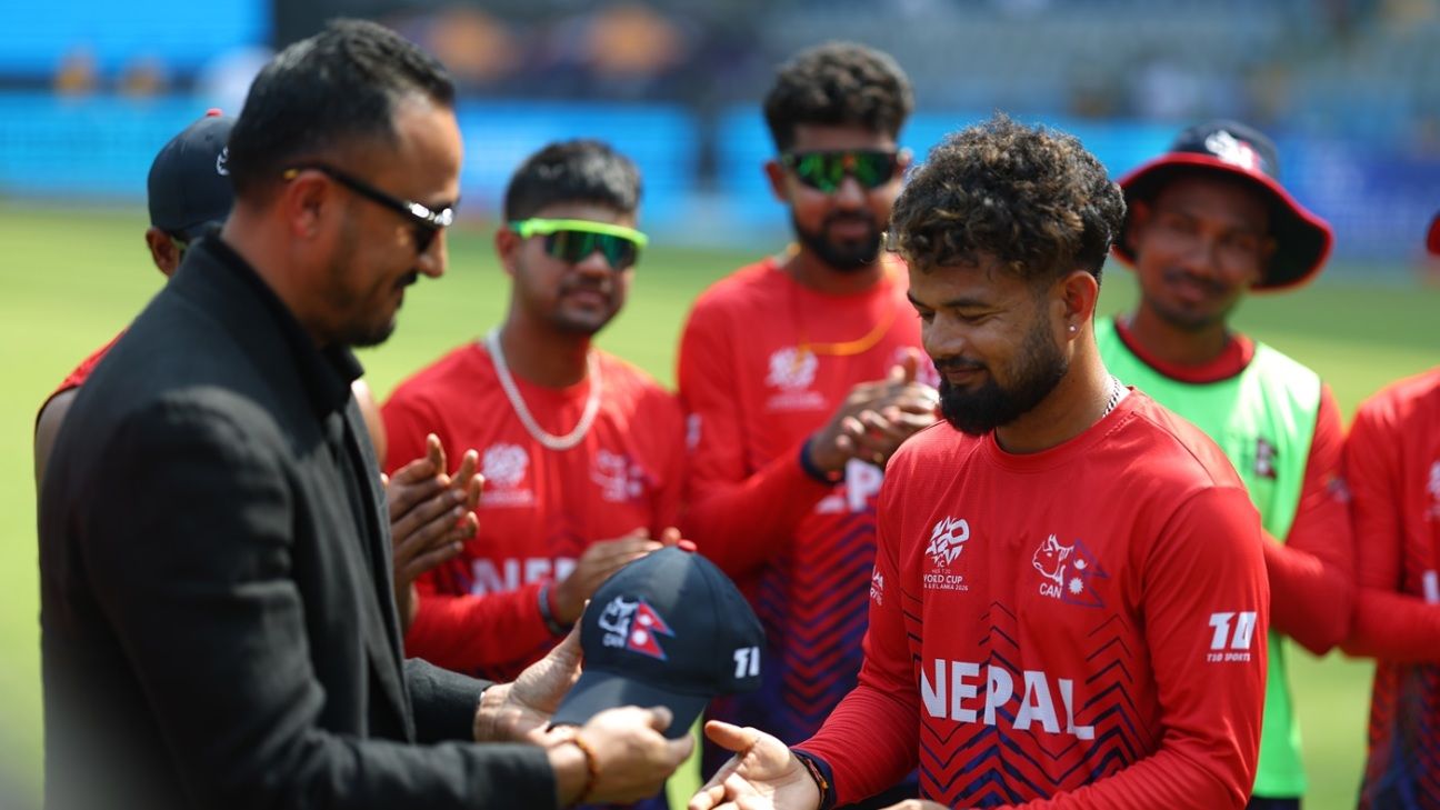 England bat; Nepal hand debut to Sher Malla